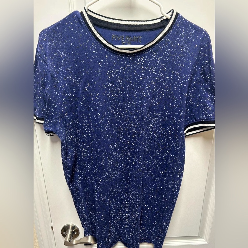 Men’s Blue Speckled Top